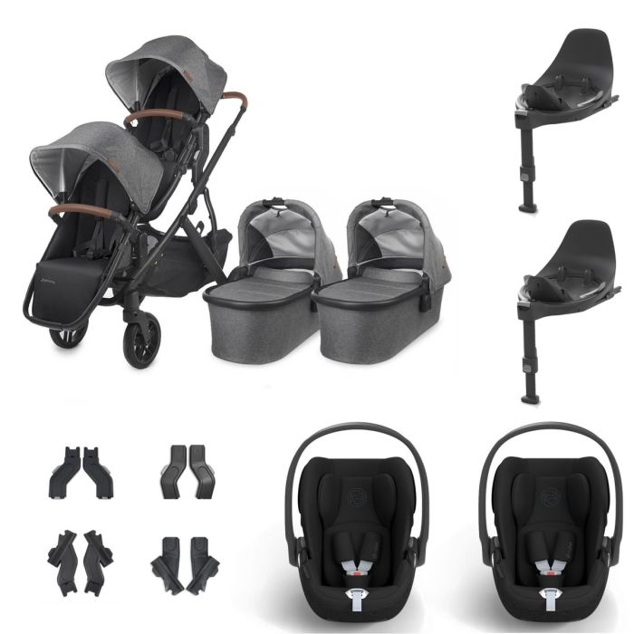 UPPAbaby VISTA V2 Twin Cybex Cloud T Travel System - Greyson product image
