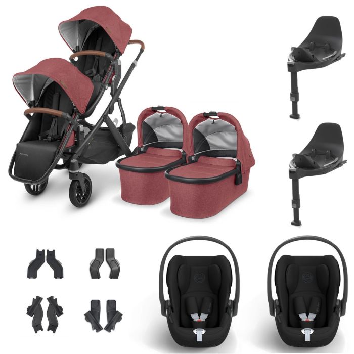 UPPAbaby VISTA V2 Twin Cybex Cloud T Travel System - Lucy product image