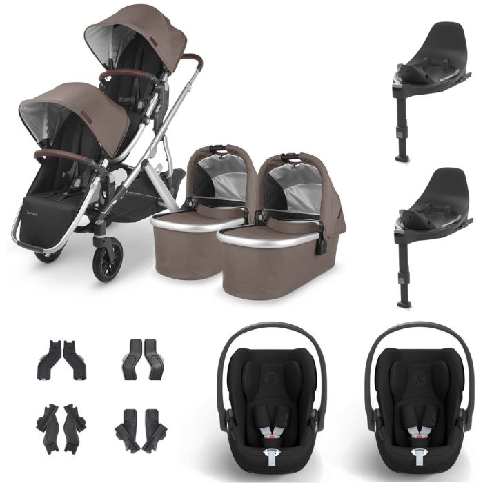 UPPAbaby VISTA V2 Twin Cybex Cloud T Travel System - Theo product image