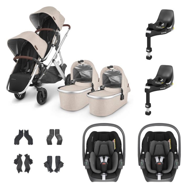 UPPAbaby VISTA V2 Twin Maxi-Cosi Pebble 360 Travel System - Declan product image