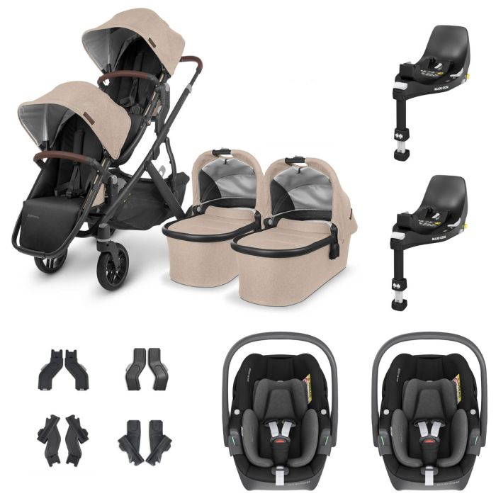 UPPAbaby VISTA V2 Twin Maxi-Cosi Pebble 360 Travel System - Liam product image