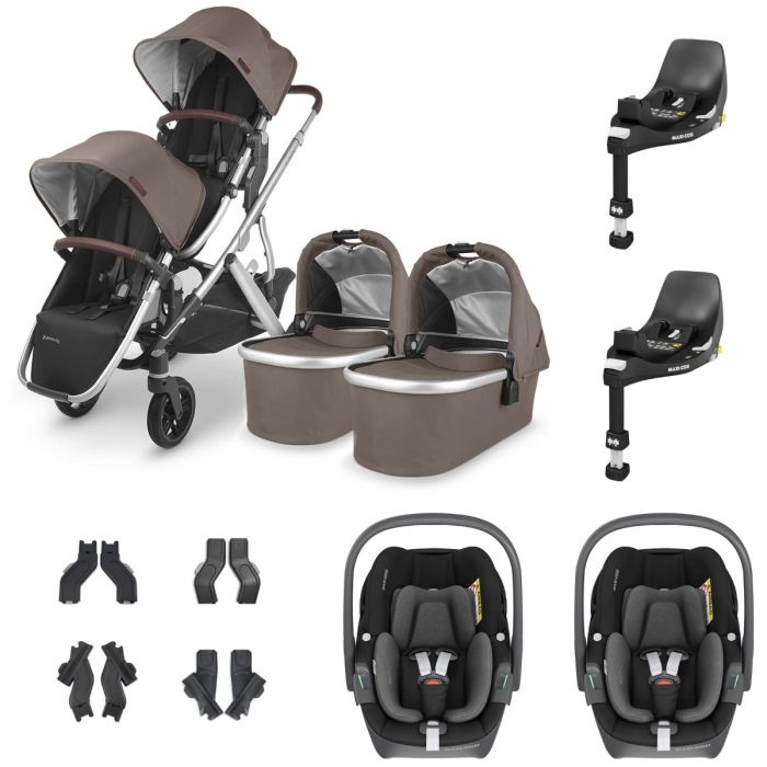 UPPAbaby VISTA V2 Twin Maxi-Cosi Pebble 360 Travel System - Theo product image