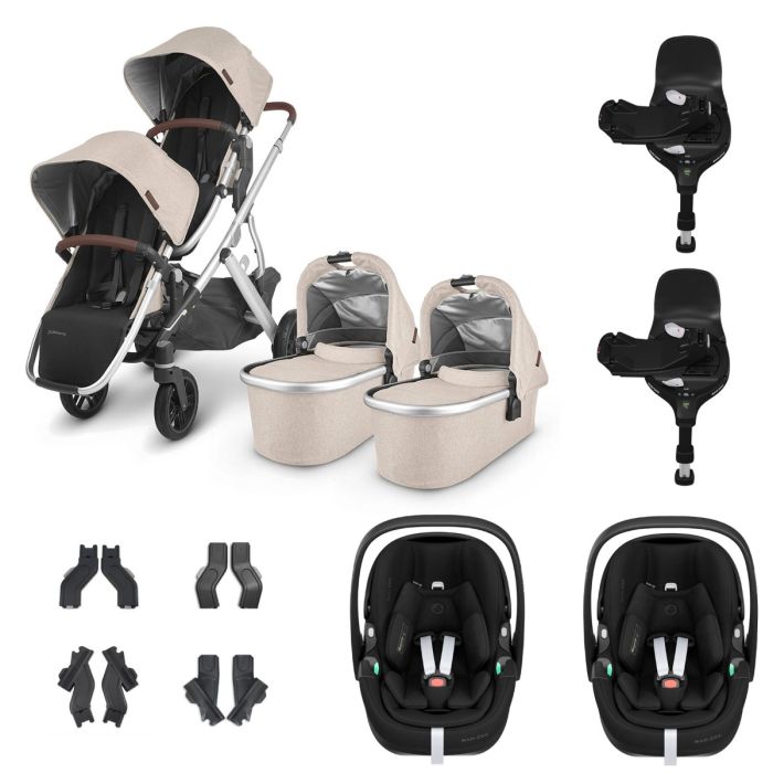 UPPAbaby VISTA V2 Twin Maxi-Cosi Pebble 360 PRO Travel System - Declan product image