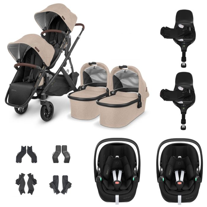UPPAbaby VISTA V2 Twin Maxi-Cosi Pebble 360 PRO Travel System - Liam product image