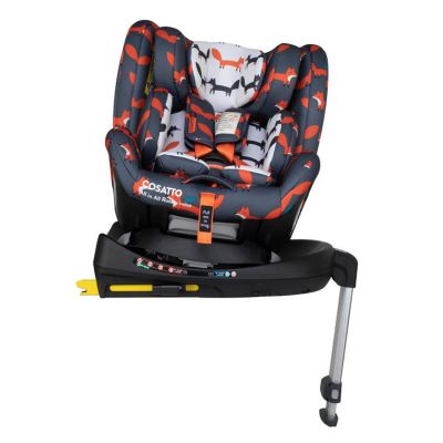 Cosatto All in All 360 Rotate i-Size Group 0+/1/2/3 Car Seat with IsoFix - Charcoal Mister Fox