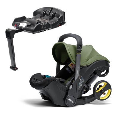 Doona i Infant Car Seat Stroller + IsoFix Base - Desert Green