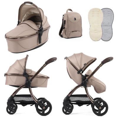 Egg 3 Stroller and Carrycot Special Edition - Houndstooth Almond