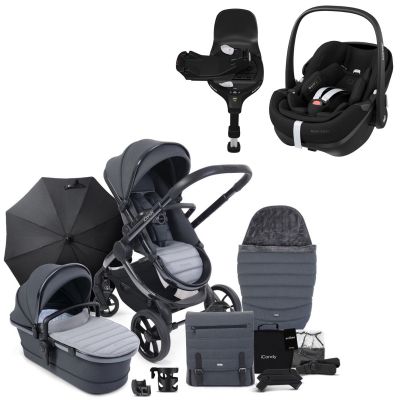 iCandy Peach 7 Pushchair Travel System Bundle with Maxi-Cosi Pebble 360 PRO iSize Car Seat & Base - Truffle