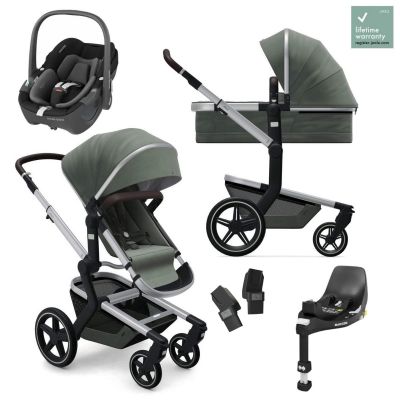 Joolz Day+ Travel System with Maxi-Cosi Pebble 360 & Base - Marvellous Green