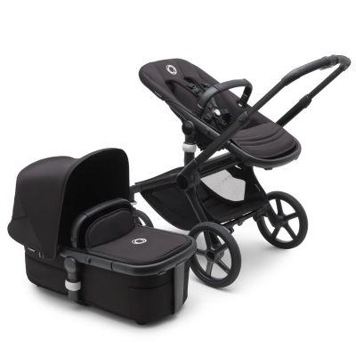 Bugaboo Fox 5 Complete Pushchair & Carrycot - Midnight Black