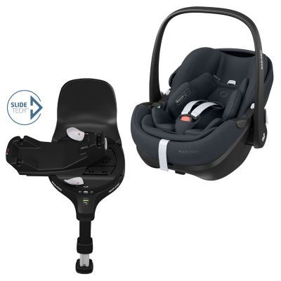 Maxi-Cosi Pebble 360 Pro i-Size Car Seat + FamilyFix 360 Pro Base - Essential Graphite
