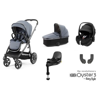 BabyStyle Oyster 3 Essential 5 Piece Maxi-Cosi Pebble 360 PRO Bundle - Dream Blue