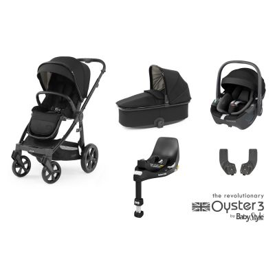 BabyStyle Oyster 3 Essential 5 Piece Maxi-Cosi Pebble 360 Bundle - Pixel