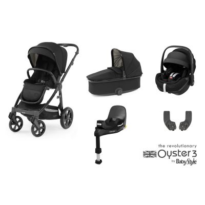 BabyStyle Oyster 3 Essential 5 Piece Maxi-Cosi Pebble 360 PRO Bundle - Pixel