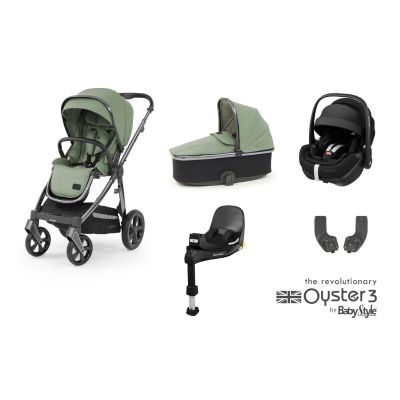BabyStyle Oyster 3 Essential 5 Piece Maxi-Cosi Pebble 360 PRO Bundle - Spearmint