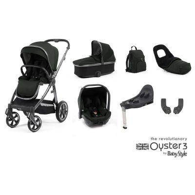 BabyStyle Oyster 3 Luxury 7 Piece Capsule Bundle - Black Olive