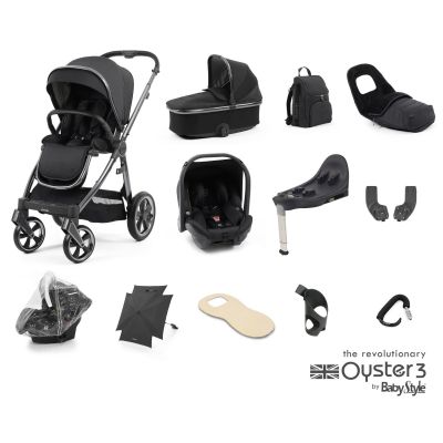 BabyStyle Oyster 3 Ultimate 12 Piece Capsule Bundle - Carbonite