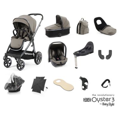 BabyStyle Oyster 3 Ultimate 12 Piece Capsule Bundle - Stone