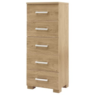 Babystyle Tall Boy Chest of Drawers - Bordeaux