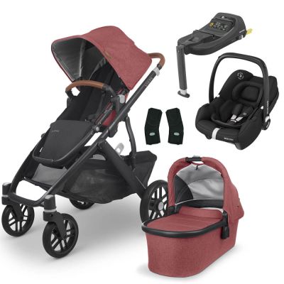 UPPAbaby VISTA V2 Travel System with Maxi-Cosi Cabriofix iSize + IsoFix Base - Lucy