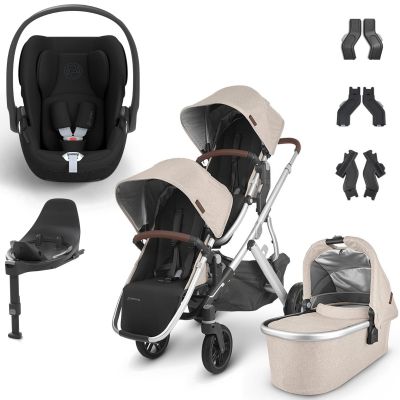 UPPAbaby VISTA V2 Double Cybex Cloud T Travel System - Declan