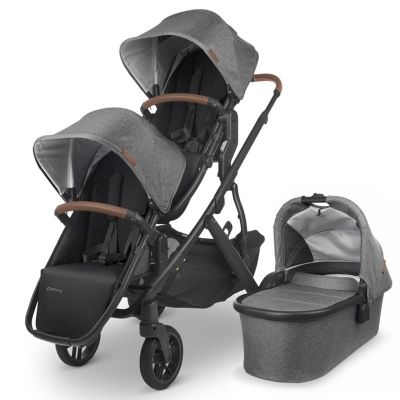 UPPAbaby VISTA V2 Double Pushchair & Carrycot - Greyson