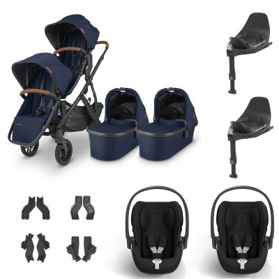 UPPAbaby VISTA V2 Twin Cybex Cloud T Travel System - Noa