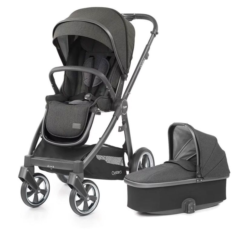 BabyStyle Oyster 3 City Grey Stroller and Carrycot - Pepper