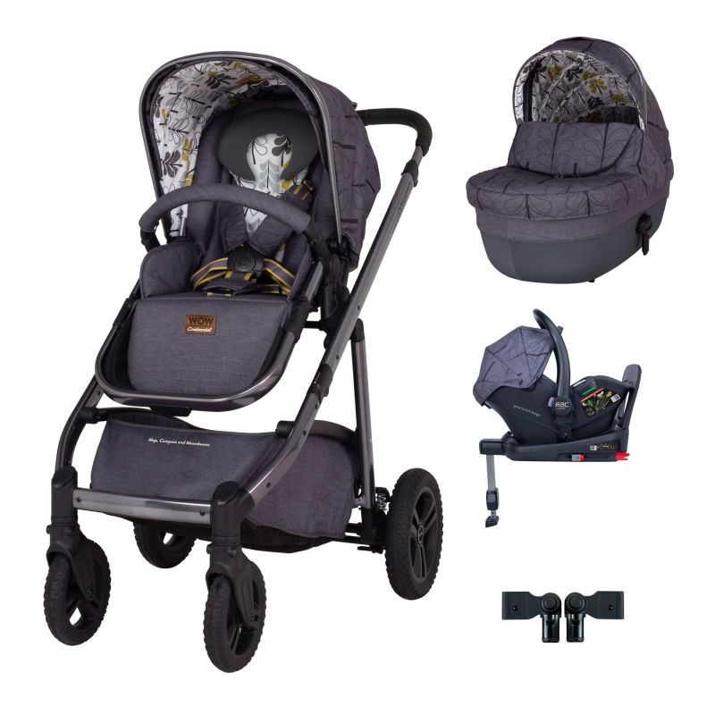 Cosatto Wow Continental Car Seat and i-Size Base Bundle - Fika Forest
