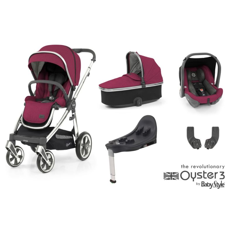 BabyStyle Oyster 3 Mirror Essential 5 Piece Capsule Bundle - Cherry